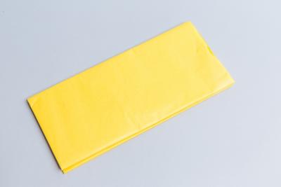 Бумага тишью 50х66 см, 10 листов, Р желтый 58